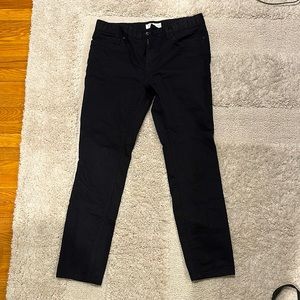 Topman jet black jeans 34